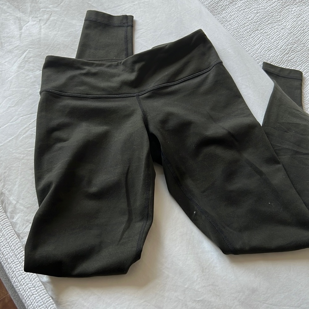 Olive green cami lululemon leggings